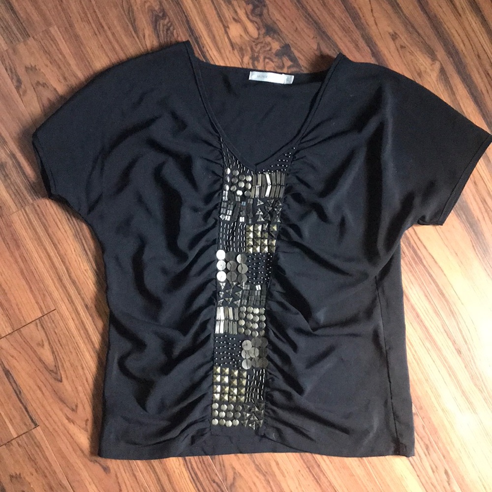 Mink Pink XS Black Blouse